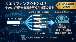クエリファンアウトとは？Google特許から読み解くAI検索の裏側【LLMO必須知識】